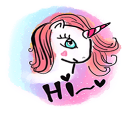 My Little unicorn sticker #8201588