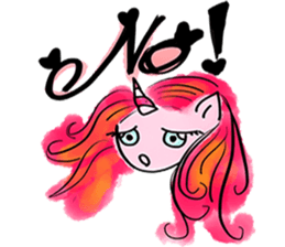 My Little unicorn sticker #8201595