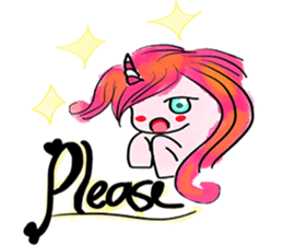 My Little unicorn sticker #8201598