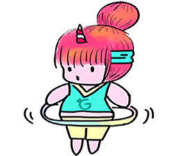 My Little unicorn sticker #8201622