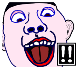 Crazy Face Boys sticker #8201788