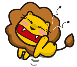 Lion-Funny Day sticker #8201829