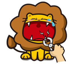 Lion-Funny Day sticker #8201831