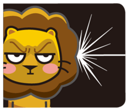 Lion-Funny Day sticker #8201836