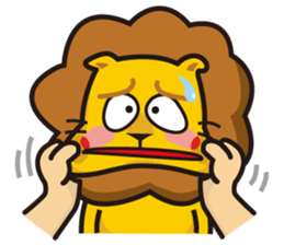 Lion-Funny Day sticker #8201837
