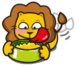 Lion-Funny Day sticker #8201841