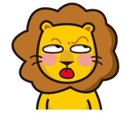 Lion-Funny Day sticker #8201851