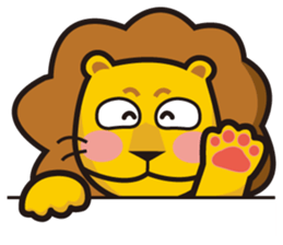 Lion-Funny Day sticker #8201855