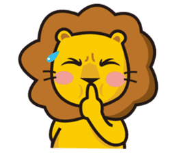 Lion-Funny Day sticker #8201861