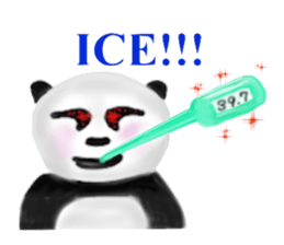 Angry Panda sticker #8202590