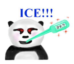 Angry Panda sticker #8202590
