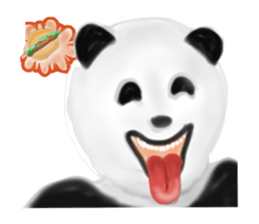 Angry Panda sticker #8202591