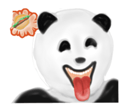 Angry Panda sticker #8202591