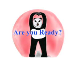 Angry Panda sticker #8202592