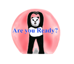 Angry Panda sticker #8202592