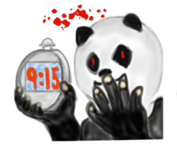 Angry Panda sticker #8202594