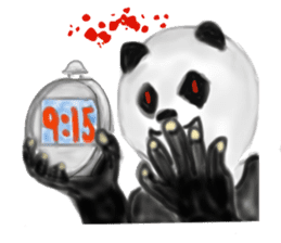 Angry Panda sticker #8202594