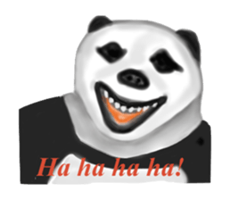 Angry Panda sticker #8202598