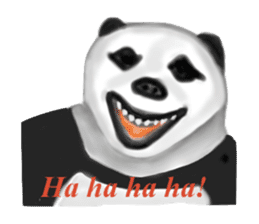 Angry Panda sticker #8202598