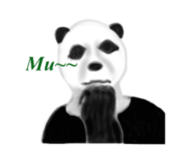 Angry Panda sticker #8202599