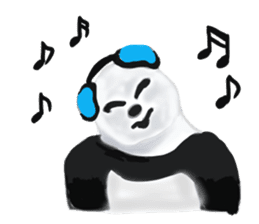 Angry Panda sticker #8202600