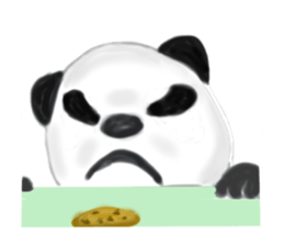 Angry Panda sticker #8202601