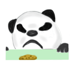 Angry Panda sticker #8202601