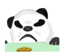 Angry Panda sticker #8202601
