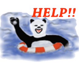 Angry Panda sticker #8202602