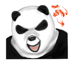 Angry Panda sticker #8202603