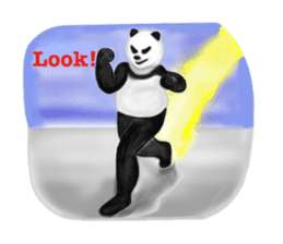 Angry Panda sticker #8202604