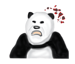 Angry Panda sticker #8202605