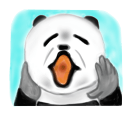 Angry Panda sticker #8202607