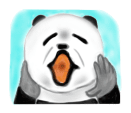 Angry Panda sticker #8202607