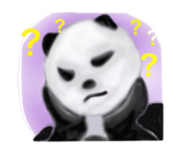 Angry Panda sticker #8202611