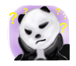 Angry Panda sticker #8202611