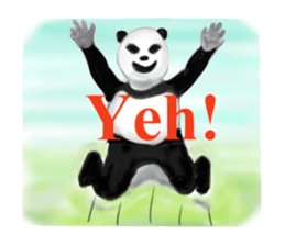 Angry Panda sticker #8202614