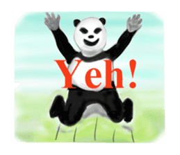 Angry Panda sticker #8202614