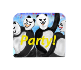 Angry Panda sticker #8202618