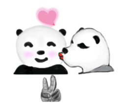 Angry Panda sticker #8202620