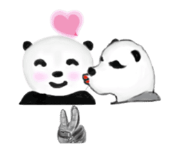 Angry Panda sticker #8202620