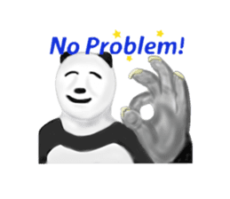 Angry Panda sticker #8202621