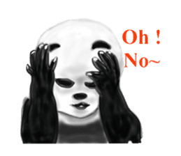 Angry Panda sticker #8202623