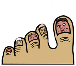 Toes family sticker #8203033