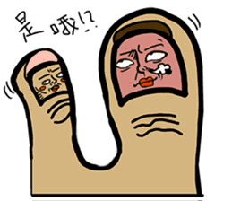 Toes family sticker #8203036