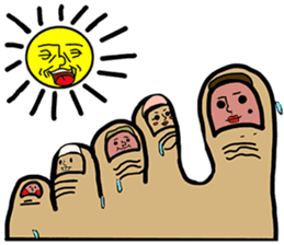 Toes family sticker #8203040