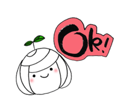 writing brush girl vol.7 sticker #8203909