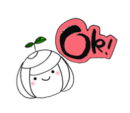 writing brush girl vol.7 sticker #8203909