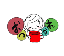 writing brush girl vol.7 sticker #8203915