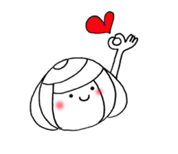 writing brush girl vol.7 sticker #8203916